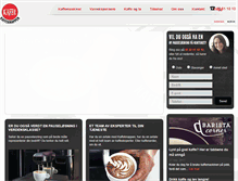 Tablet Screenshot of kaffeknappen.no